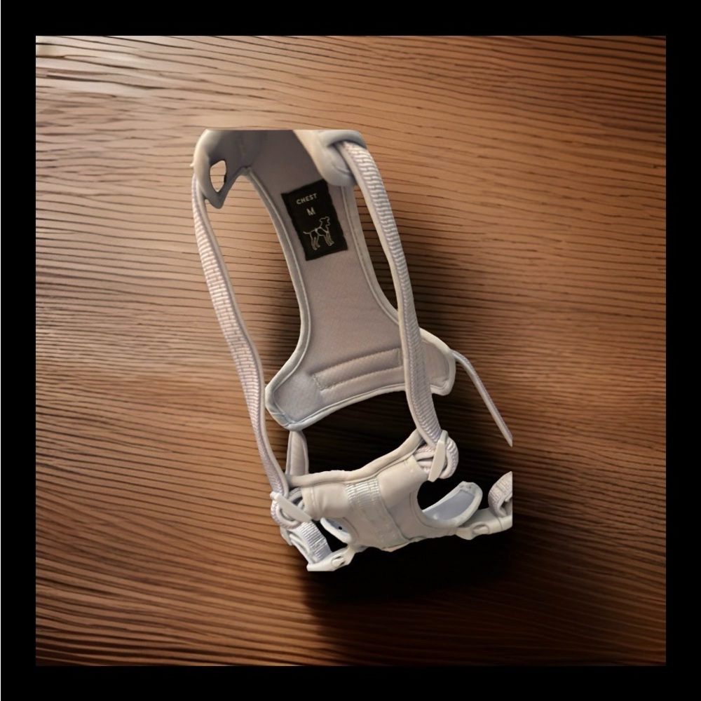 Boots & Barkley White Padded Dog Harness